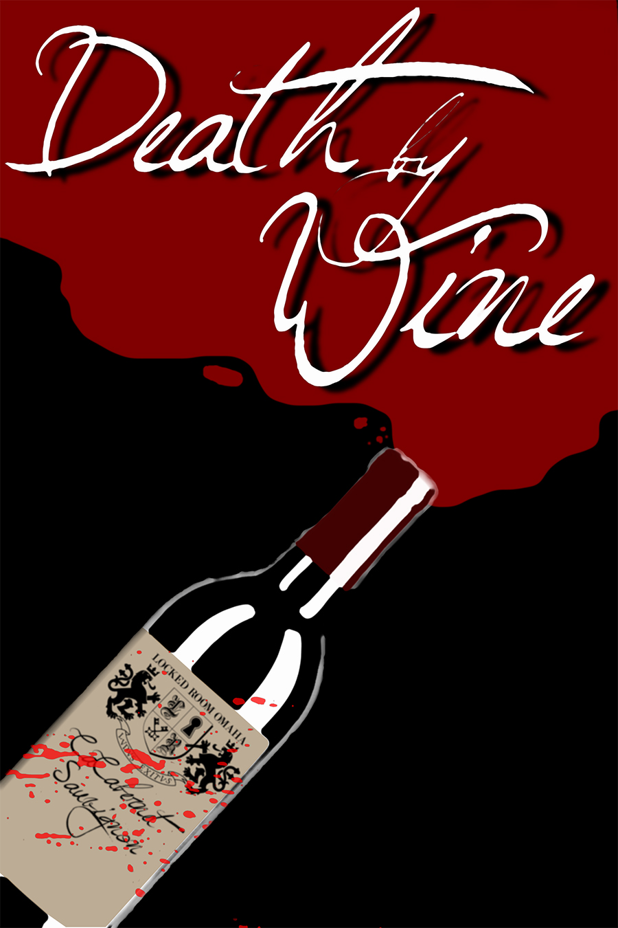 Poster of Locked Room Omaha's escape room: Death by Wine